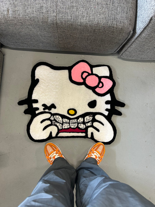 Gangsta Kitty Rug