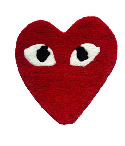CDG heart rugs