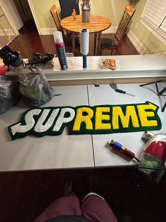 Supreme X Subway rug